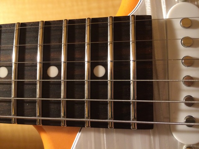Charvel ST フレット交換、PG作成｜ギターリペア・ギター修理専門店｜大阪のハイエンドミュージック